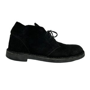 Clarks Bushacre 2 Black Suede Desert Boots